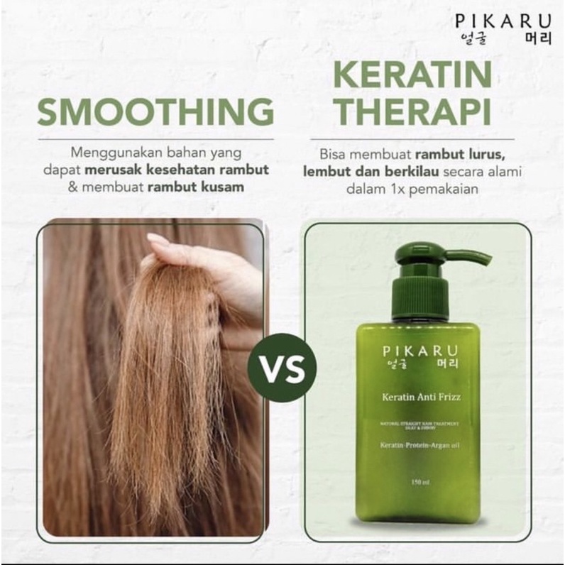 Pikaru Keratin Anti Frizz - Keratin Hair Treatment - Keratin Therapy