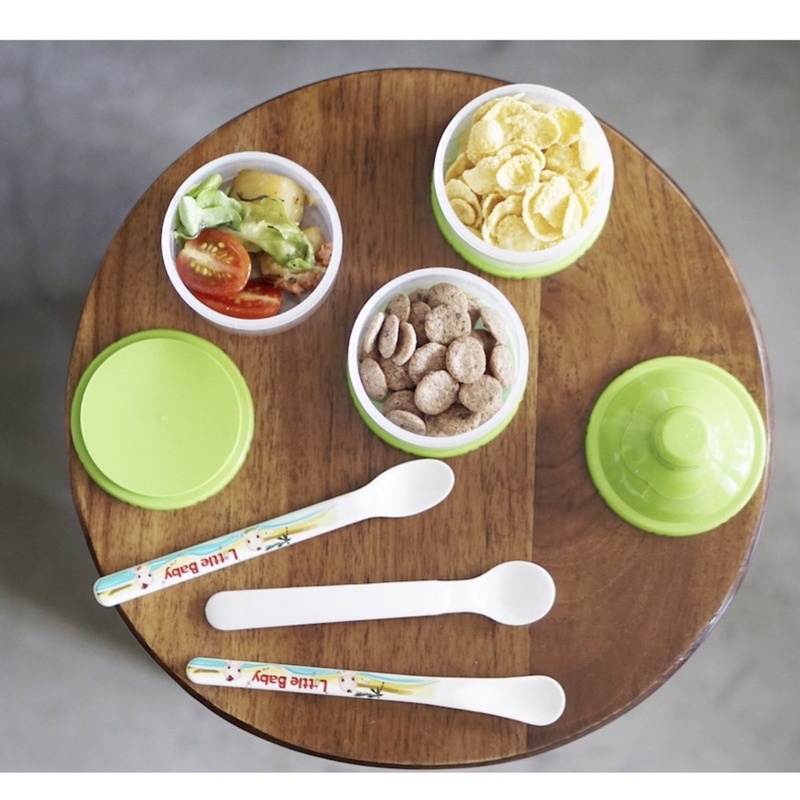 Little Baby Milk Container / Tempat Susu / Dispenser All Varian (80ml / 3 dan 4 Tingkat)