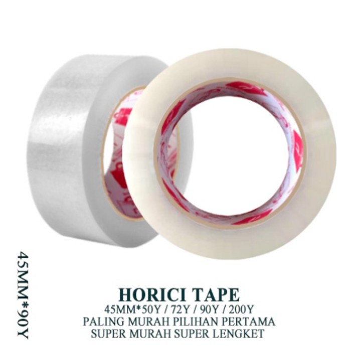 Lakban Bening Coklat 48mm x 90 yard HORICI TAPE