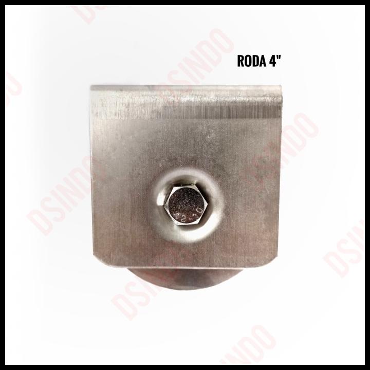 Promo Roda Pintu Pagar Stainless Steel 4" (304)