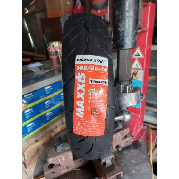 Ban Tubeless motor matic ring 14 100/80 dan 100/90 - 14 Maxxis Victra S98 ST