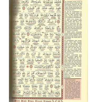 Kejutan Hari Ini Al Wasim Al Qur'an Terjemah Tajwid Kode A4 Besar