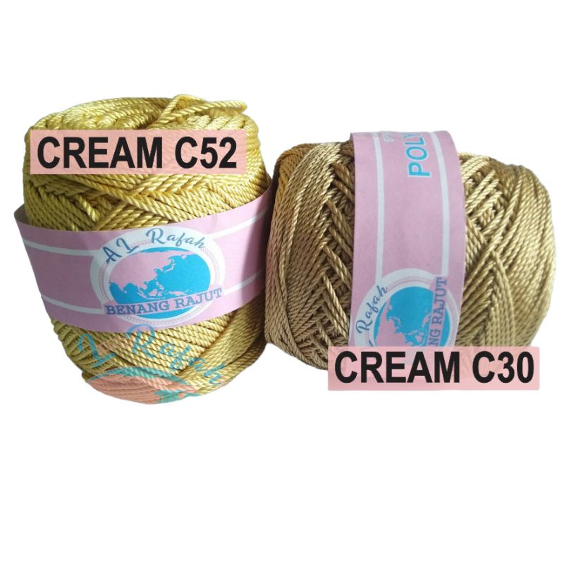 BENANG RAJUT SERI CREM (PILIH WARNA)