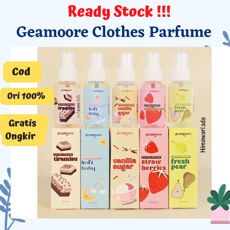 Geamoore Clothes Parfum baju geamoore 70ml Bpom