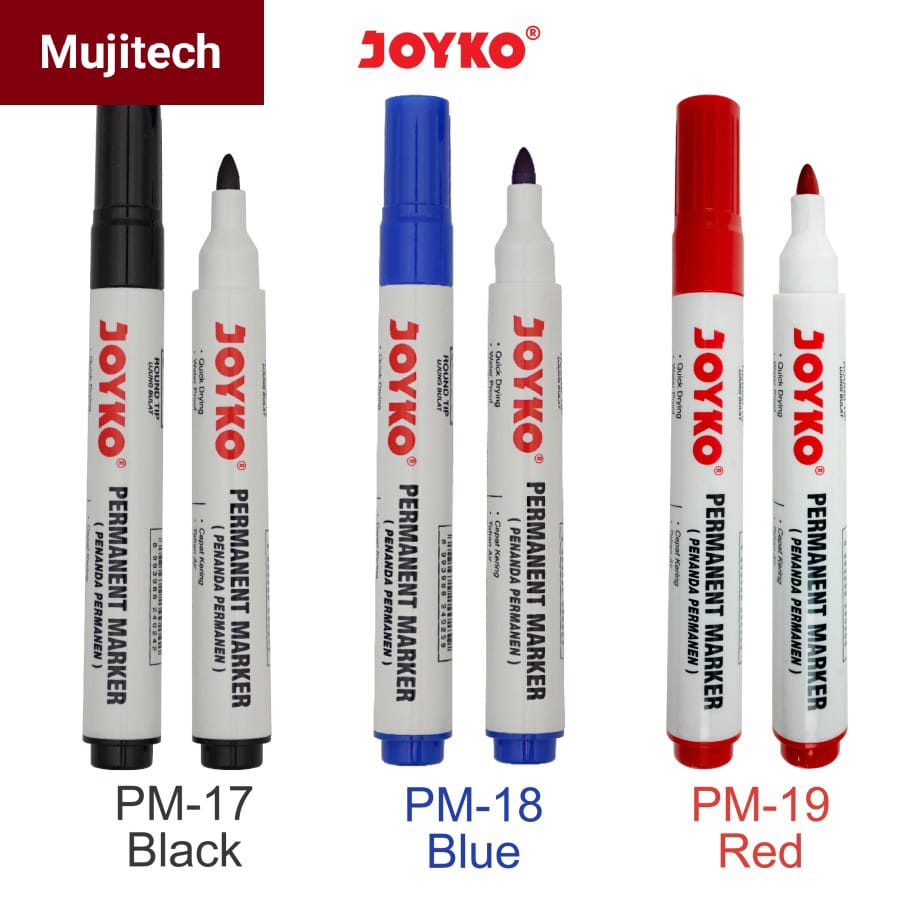 

SPIDOL PERMANENT MARKER JOYKO PM 17 18 20 PERMANEN