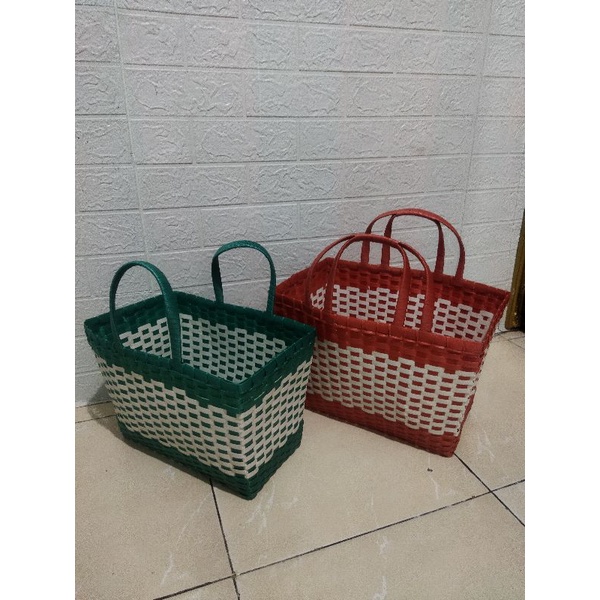 TAS ANYAMAN KOTAK/TAS ANYAMAN PASAR