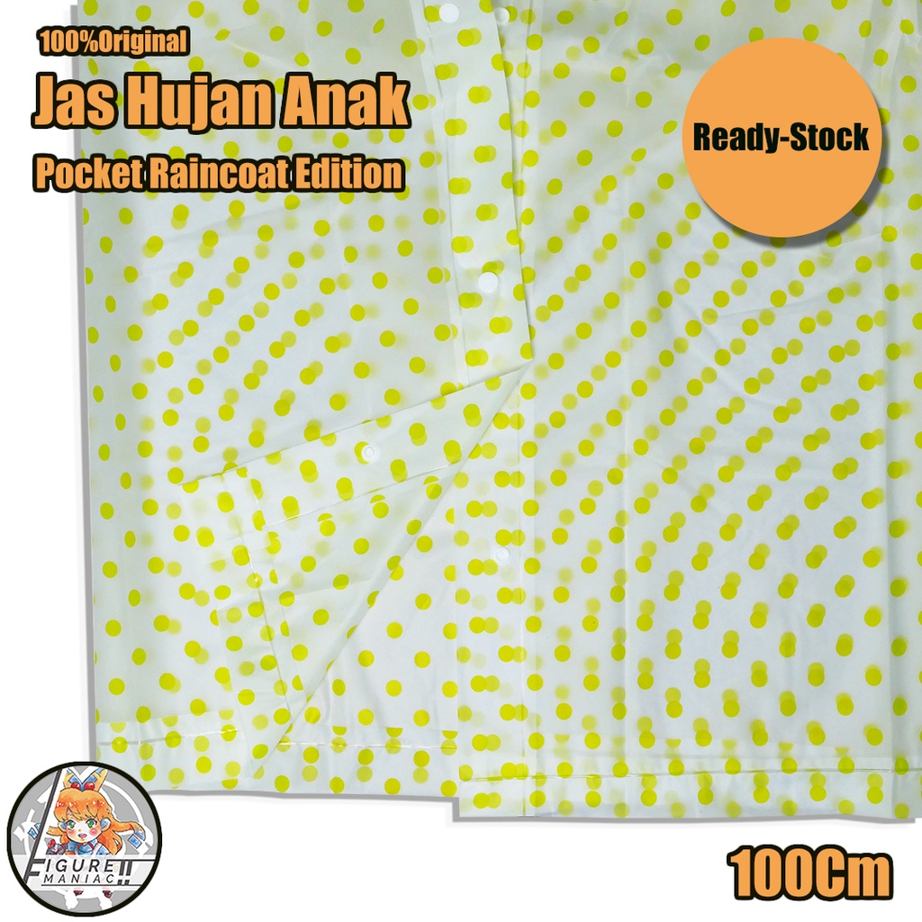 Jas Hujan Anak - Eva Premium Grade A Colourful Polkadot Edition Import
