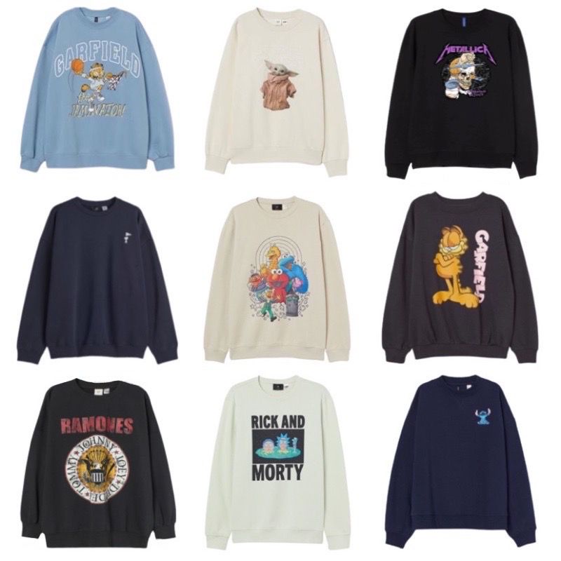 Hoodie Crewneck reject dikit Sweater HnM Reject dikit SALE