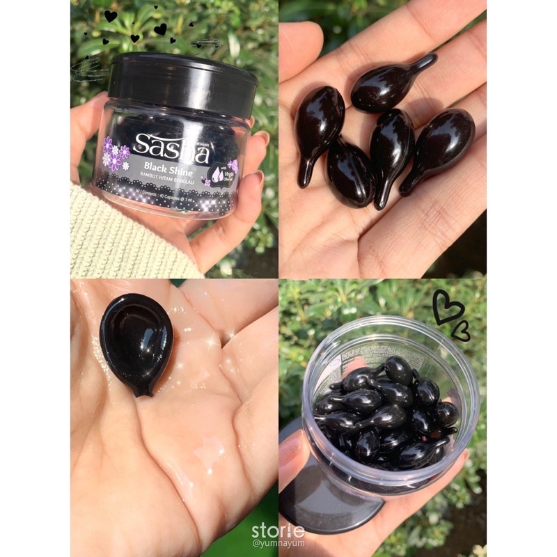 ByAdinda Sasha Vitamin Rambut Rusak dan rambut hitam / sasha hair vitamin rambut murah original /shasa