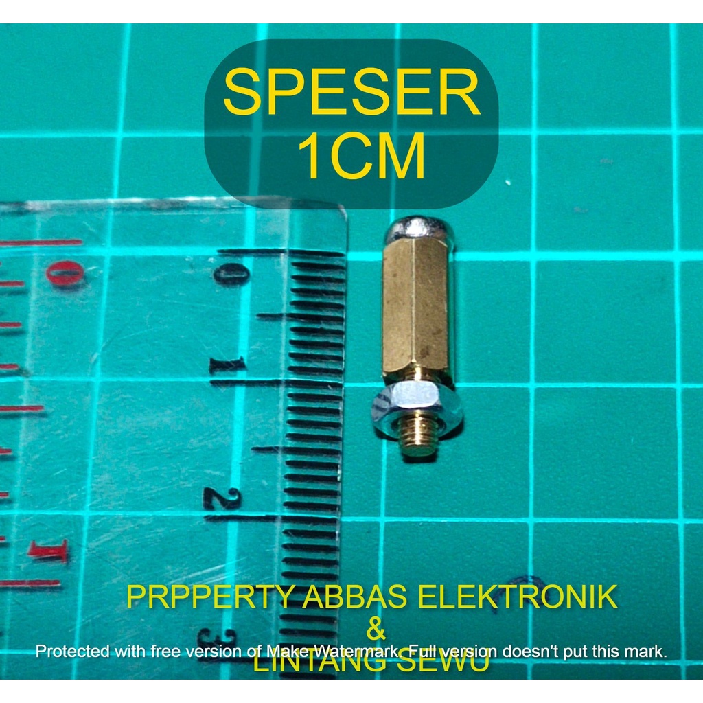 SPESER SPISER SPICER KUNINGAN 1CM 1 CM 100MM 100 MM