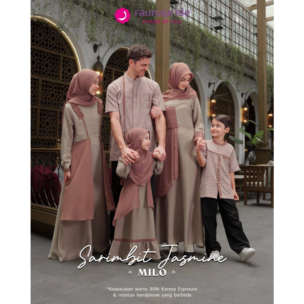 Raunapride  Busana  Sarimbit Keluarga / SR - 09 Milo / Fashion Muslim