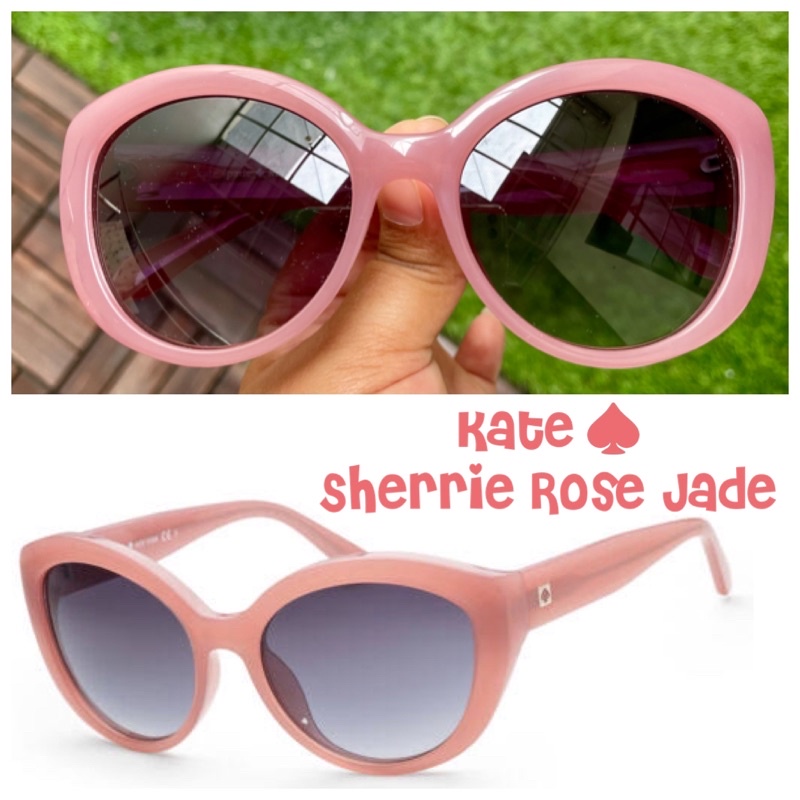 Kaca Mata Hitam Kate Spade Sherrie Rose Jade Sunglasses