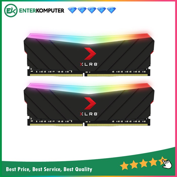 PNY XLR8 Gaming EPIC-X RGB DDR4 PC28800 3600MHz 16GB (2x8GB)