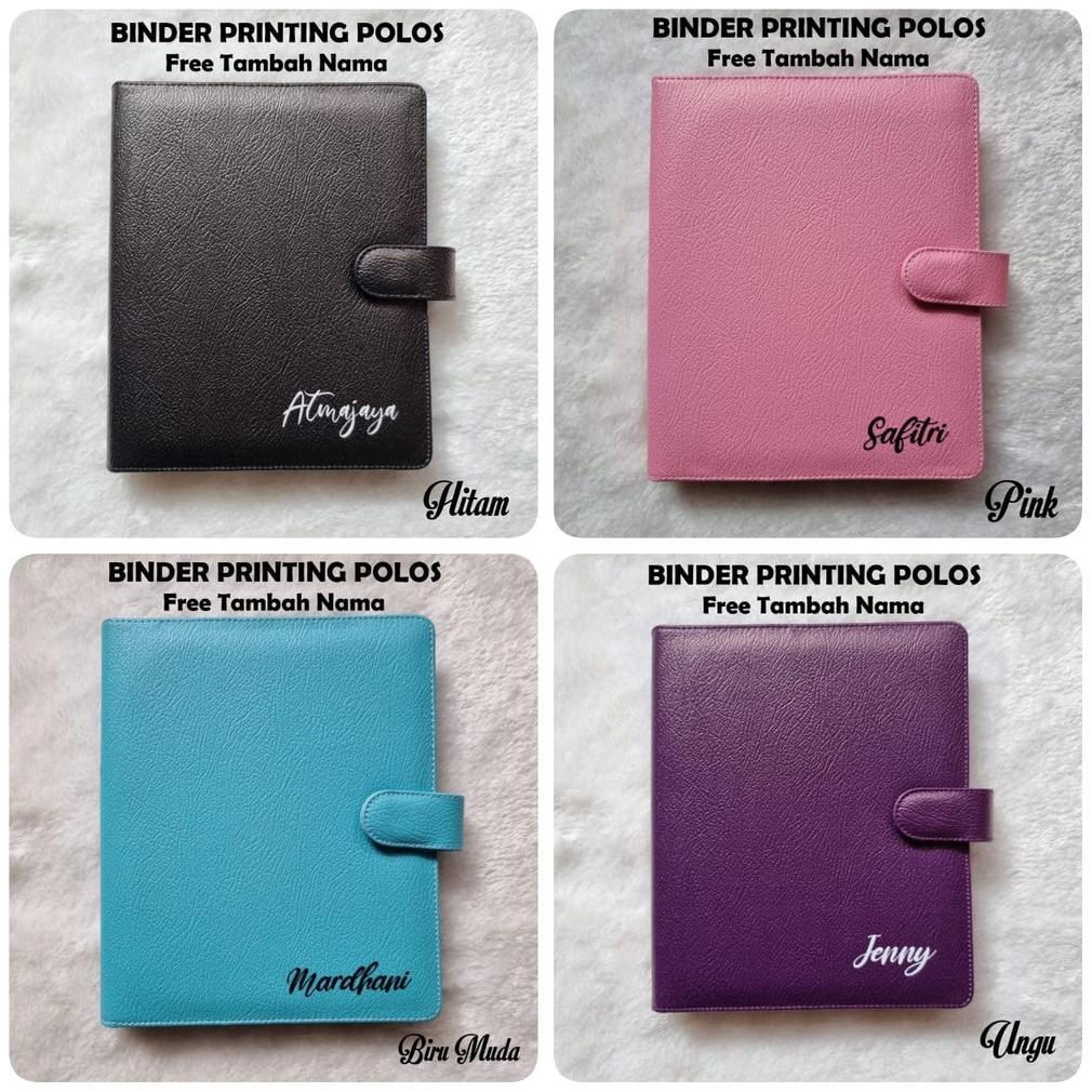 

BINDER COSTUM PRINTING POLOS FREE TAMBAH NAMA A5/20RING, B5/26RING, A6/6RING TERLARISS...,,,,,