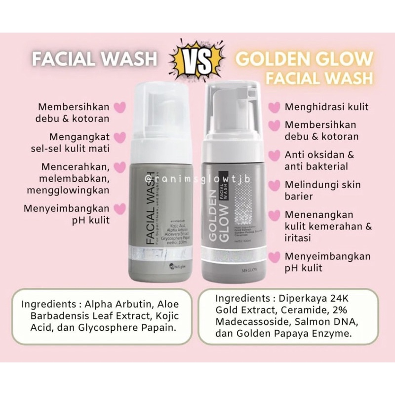 V2L Ms glow facial wash