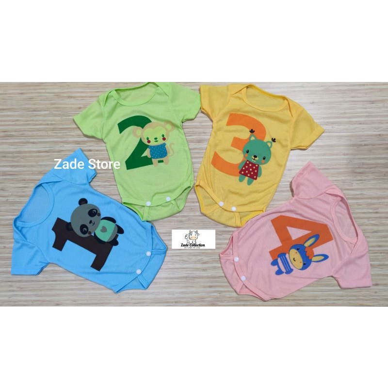 Jumper bayi lengan pendek RIP STD jumpsuit baby newborn