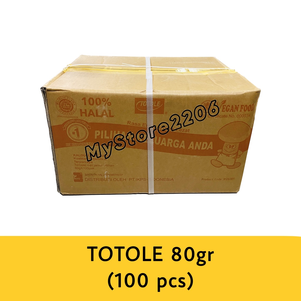 [1 DUS] TOTOLE Kaldu Rasa Jamur HALAL 80gram / Mushroom Bouillon 80gr [1 DUS]