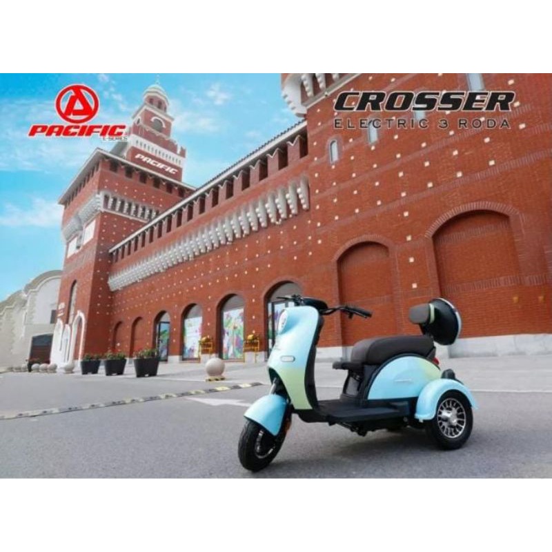 motor listrik Roda3 type pacific CROSSER gratis ongkir jatim