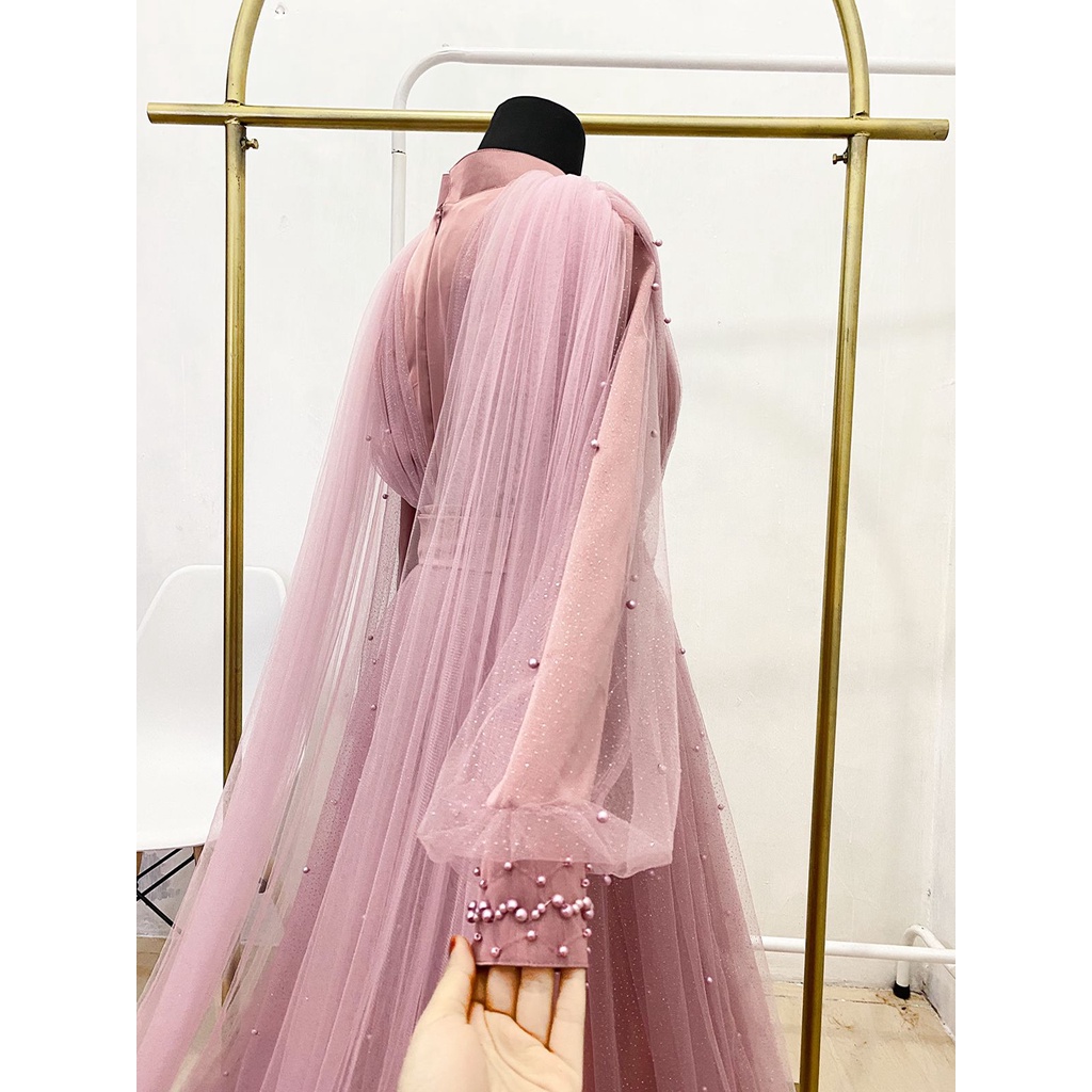 Shofiya Tail | Gaun Pesta | Dress Kondangan | Dress Maternity | dress maternity hijab | gaun maternity