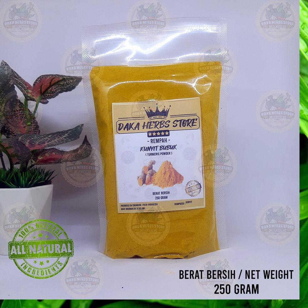 

[PRODUK QZKWM] Bubuk Kunyit murni Tanpa Campuran (250 gram) J8T
