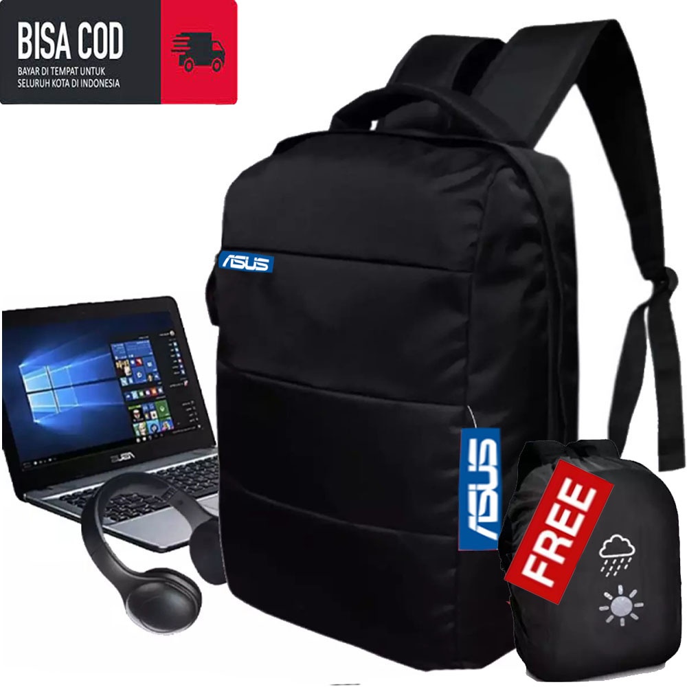 Tas Pria Tas Wanita Tas Ransel Pria Tas Backpack Tas Laptop asuz 15 inci+Rancofer
