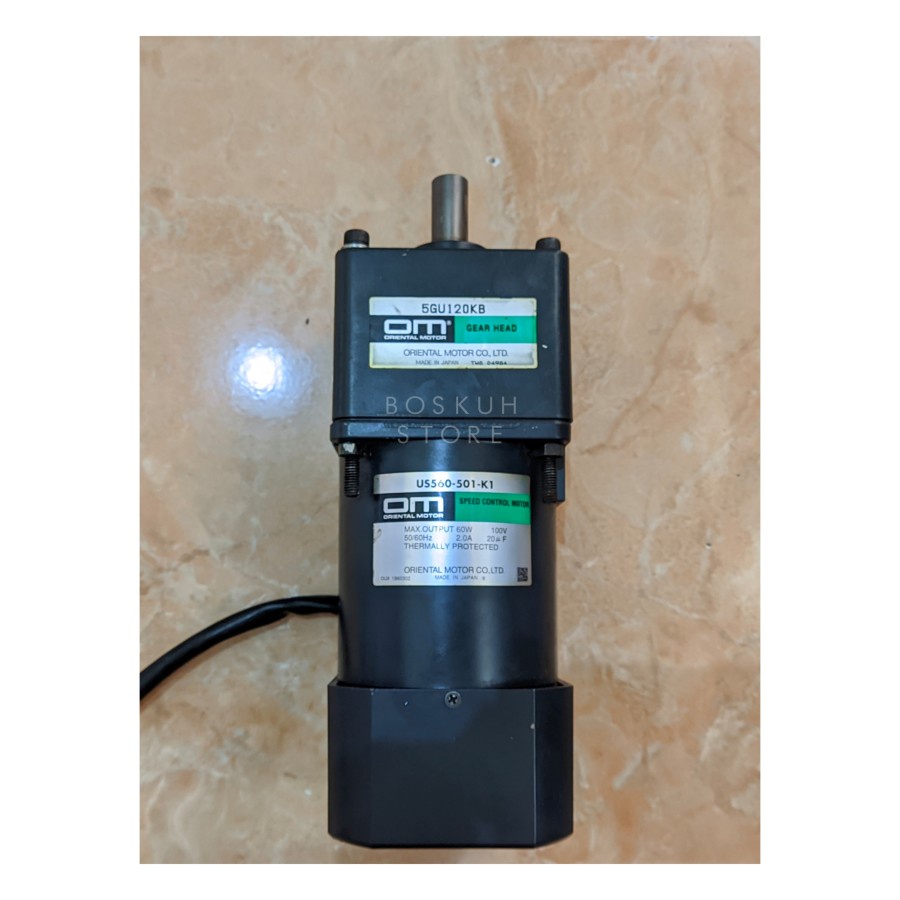 AC ORIENTAL MOTOR GEAR BOX 60W 1:120 100V 12 RPM