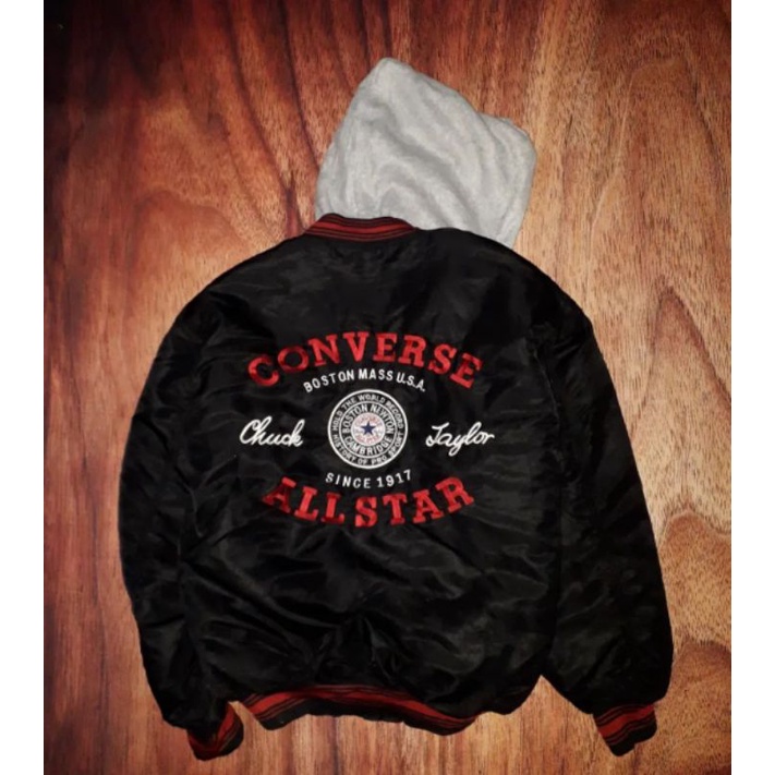 jaket vintage converse big logo bordir second original