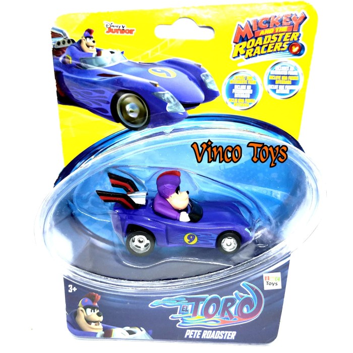 PETE ROADSTER EL TORO - Mickey and the Roadster Racer Disney Junior