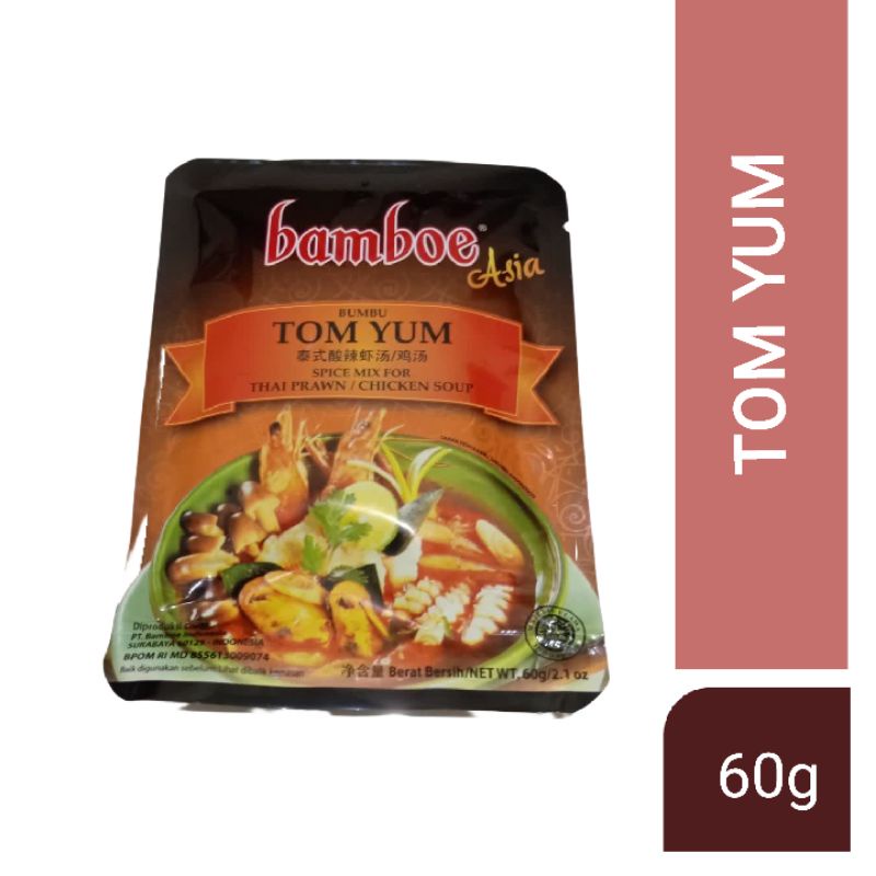 Bamboe Bumbu masak instan rasa Tom yum 60g