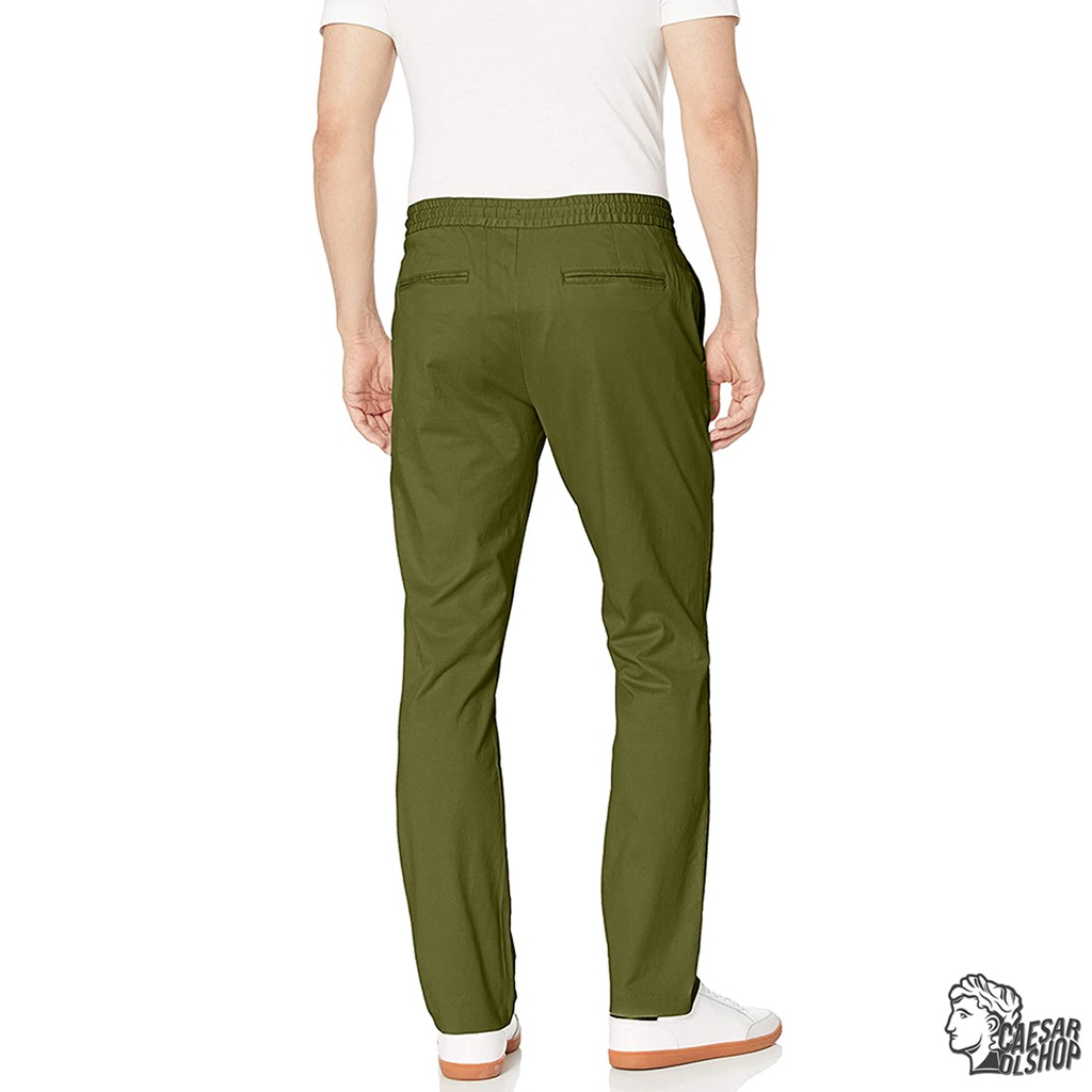 Caesar Olshop - Chino Pinggang Karet - Antonius - Army