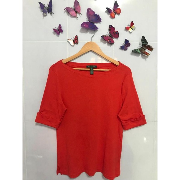 preloved baju atasan kaos wanita ralph lauren original