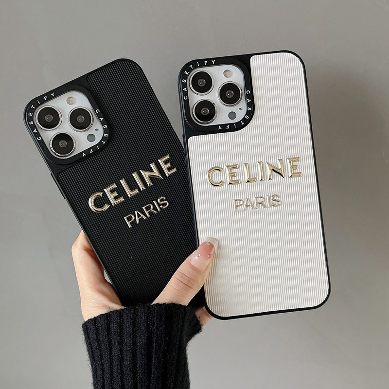 Luxury Metal Gilding Lable Hard Silicone Case IPhone 11 12 13 14 Pro Max Apple Cover Casing Women's Luxury Phone Case IPhone 14 Plus