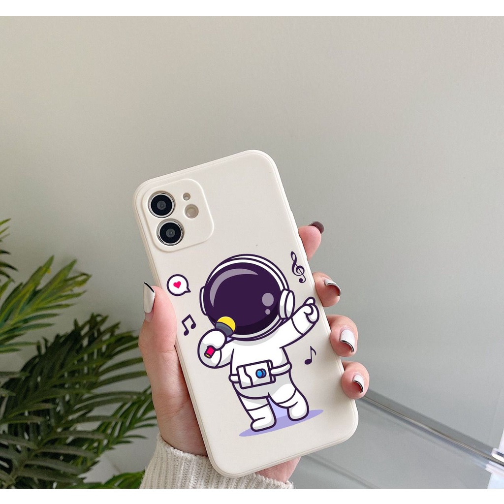 BB33 Case motif astronot for Oppo Realme 2 Pro U1 U2 5 5s 5i 8i 9 10 C1 C10 C11 C12 C15 C2 C20 C20a C21 C21y C25 C25y C3 C30 C31 C33 C35 C55 Narzo 20 30A 50 50a 50i