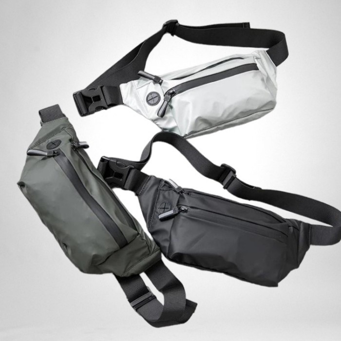 tas selempang pria  Tas Selempang Pria Anti Air YIPINU/TINGOFINE Original Tas pria Import - Hitam(Z5