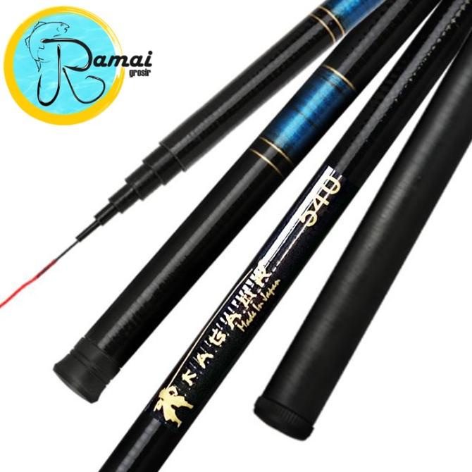 [Bayar DiTempat] COD Joran Tegek Fiber Kagawa Seri Murah Berkualitas Ruas Panjang 540