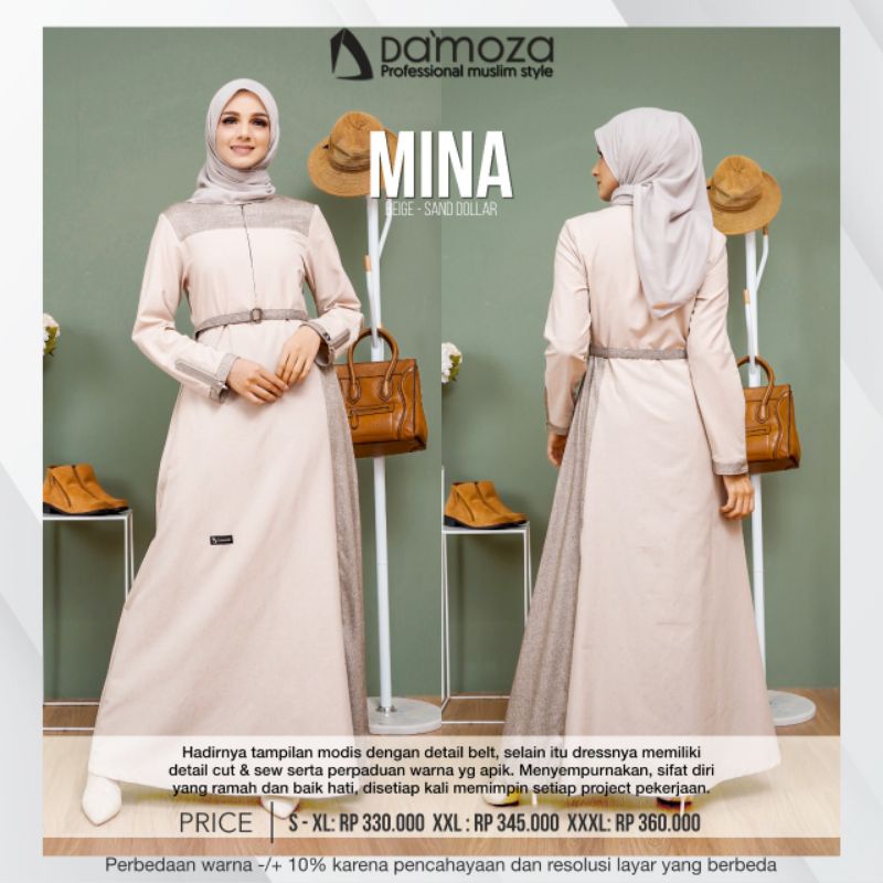 GAMIS MUTIF DAMOZA MINA/ GAMIS LEBARAN 2023 DAMOZA MINA/ GAMIS PREMIUM MUTIF DAMOZA MINA