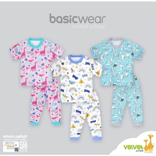 Velvet Junior 3 Stel Piyama Dream Wear Limited Edition| Flourish