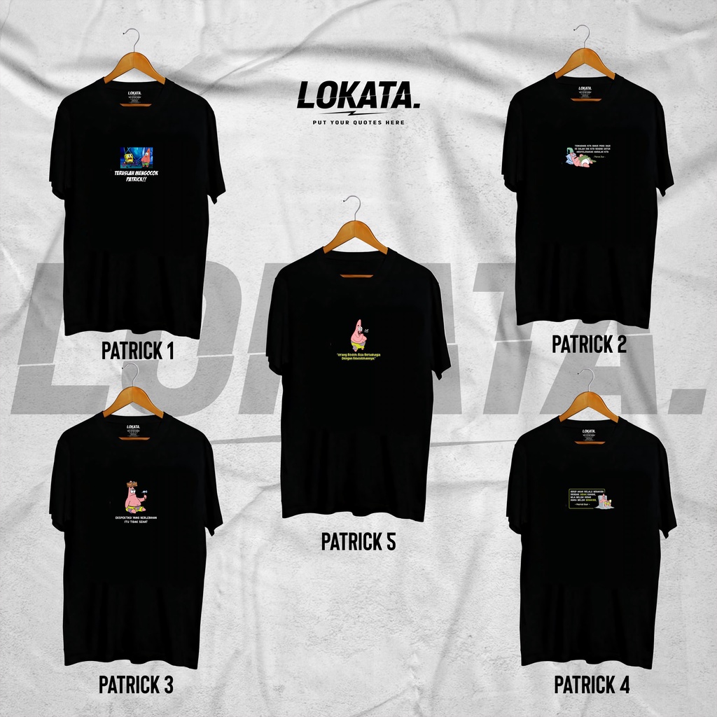 KAOS KATA KATA VIRAL | PATRICK | KAOS LOKATA | KAOS KATA KATA LUCU | KAOS PATRICK | MEME PATRICK | K