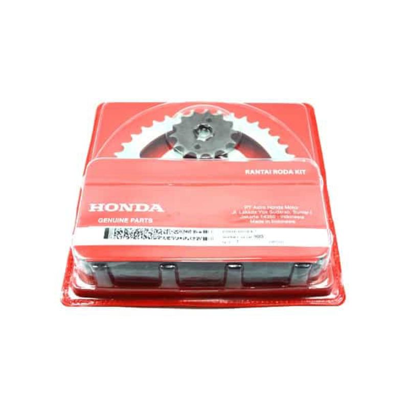 06401 k18 901 gear set gear rantai roda belakang verza 150 asli honda