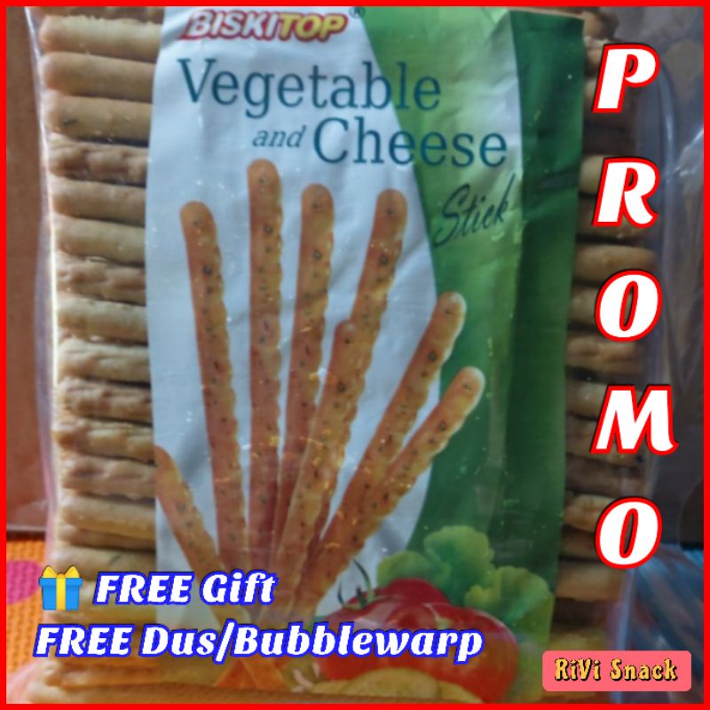 [PROMO] BISKITOP VEGETABLE 250GR SNACK KILOAN PUSAT CEMILAN