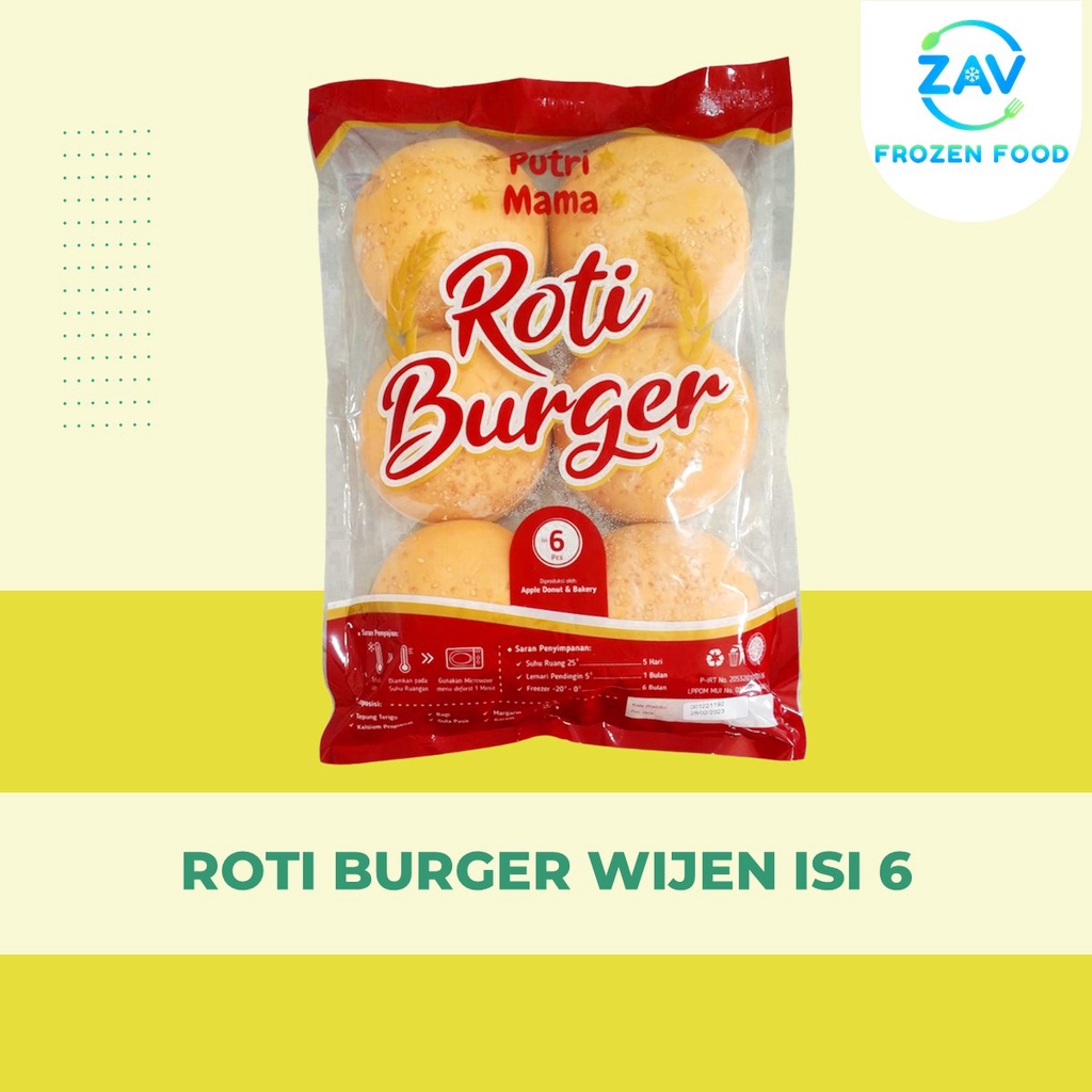 

ROTI BURGER WIJEN ISI 6