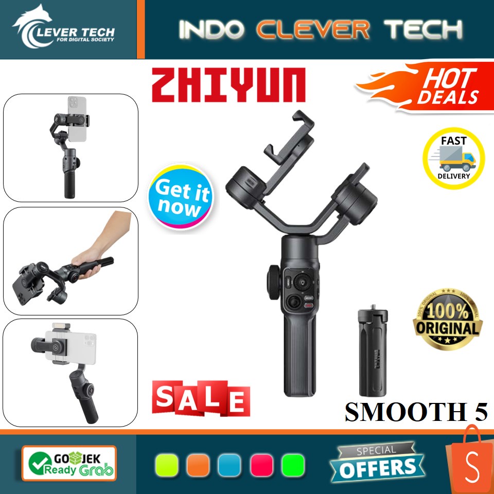 ZHIYUN Smooth 5 Smartphone Gimbal Stabilizer Original