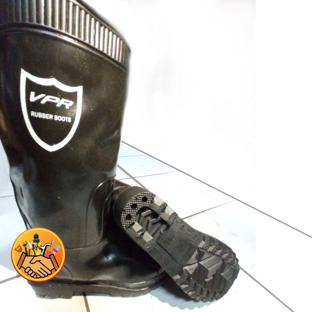 sepatu boot karet VPR bot tinggi bot lentur karet proyek anti air