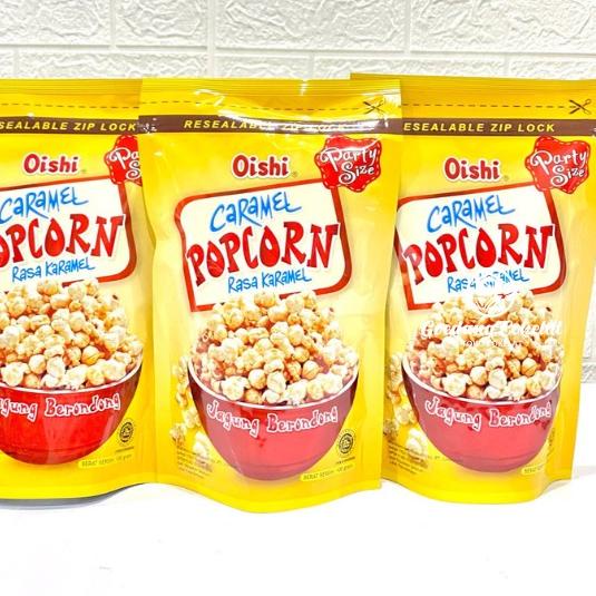

TERLARIS BRANDS FESTIVAL Oishi Popcorn Party Size Chocolate Coklat Caramel 100 gr