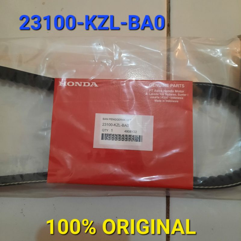 V-belt Vbelt Van Belt Fan Belt Timing Set Honda Beat FI CBS Scoopy FI ORIGINAL AHM