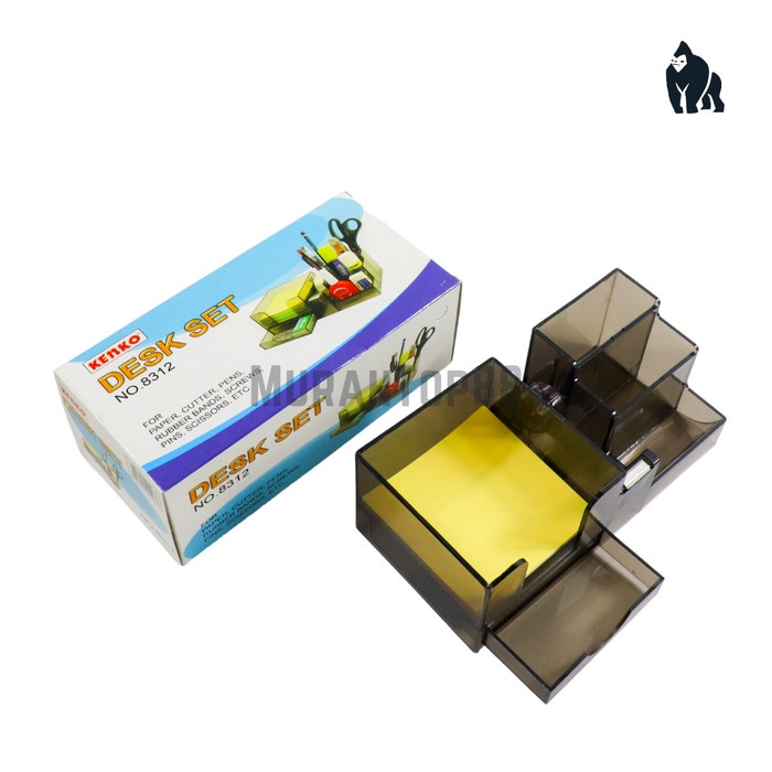 

Desk Set Organizer Kenko No. 8312 / Tempat Alat Tulis Meja Stationery