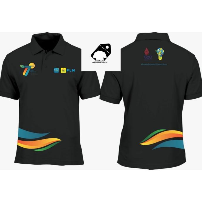 KAOS PLN HUT 77 - KAOS POLO PLN 77 - KAOS KERAH PLN 77 HIGHT QUALITY