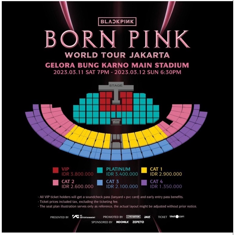 TIKET KONSER BLACKPINK PLATINUM RIGHT DAY 2