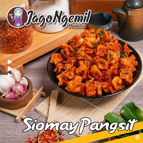 

SIOMAY PANGSIT PEDAS DAUN JERUK | RENYAH BUMBU CABE MELIMPAH | SNACK KEKINIAN JAGO NGEMIL