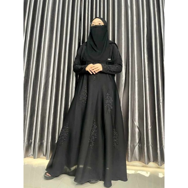 Gamis Abaya gamis hitam Yasna gamis temboro